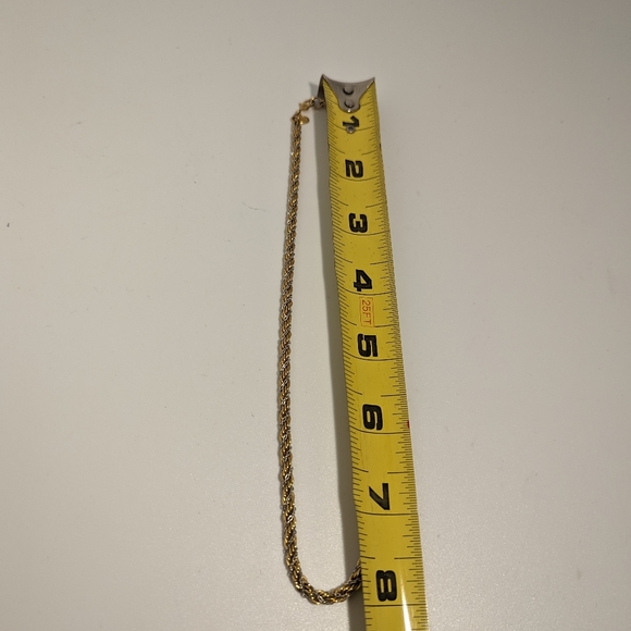 Vintage Monet 16 inch Gold And Silver Rope Chain - Picture 4 of 4